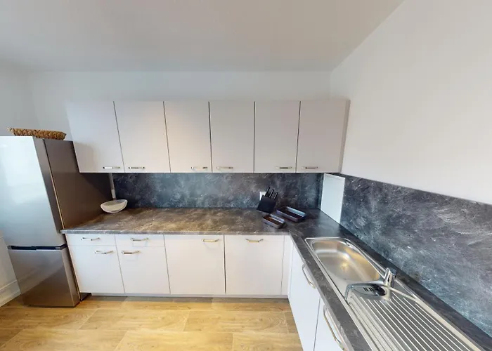 Modernes 3-raum-appartement, Wlan 公寓 开姆尼茨