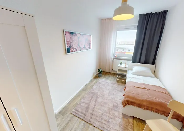 Modernes 3-raum-appartement, Wlan 公寓 开姆尼茨